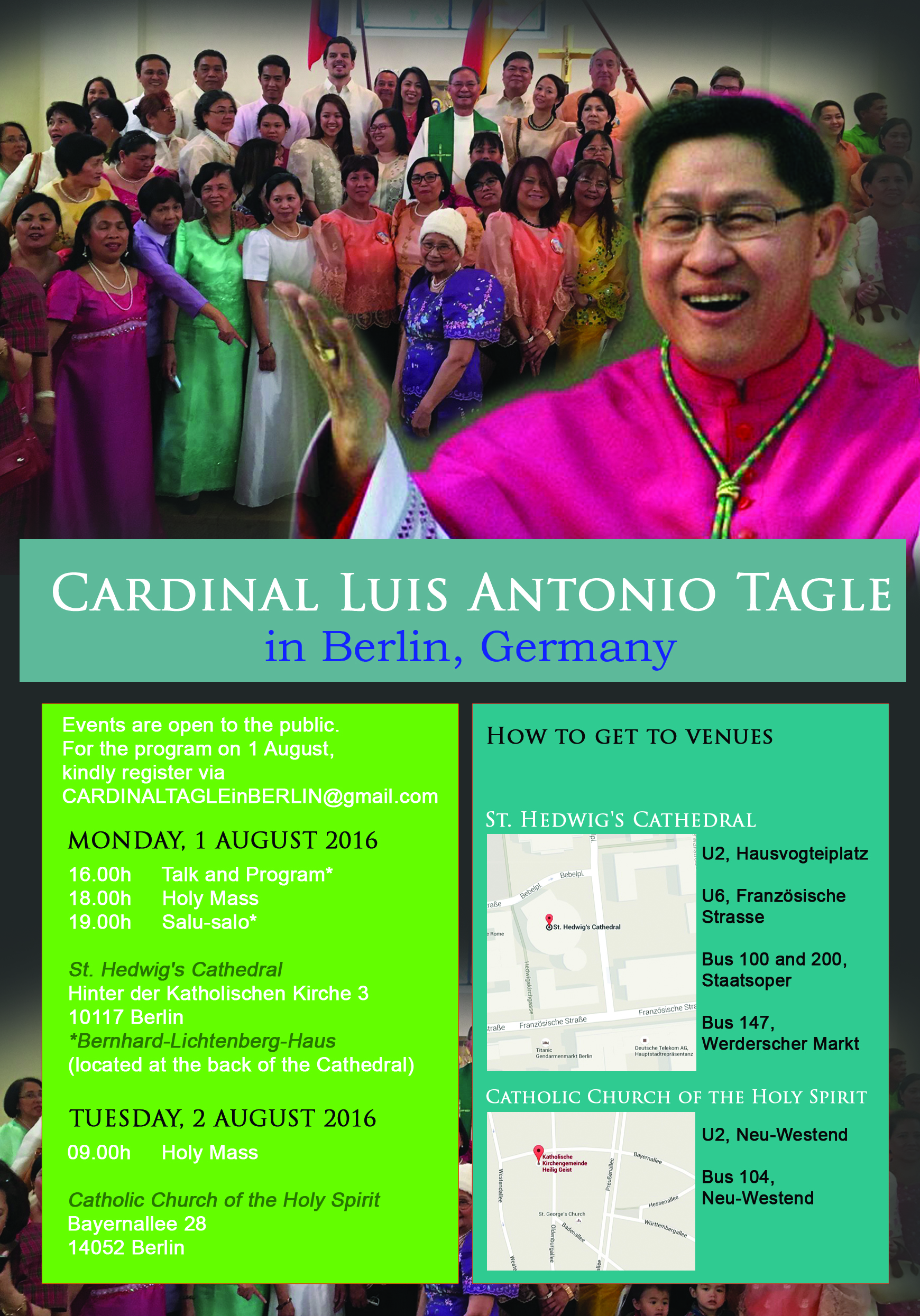 Cardinal Tagle in Berlin